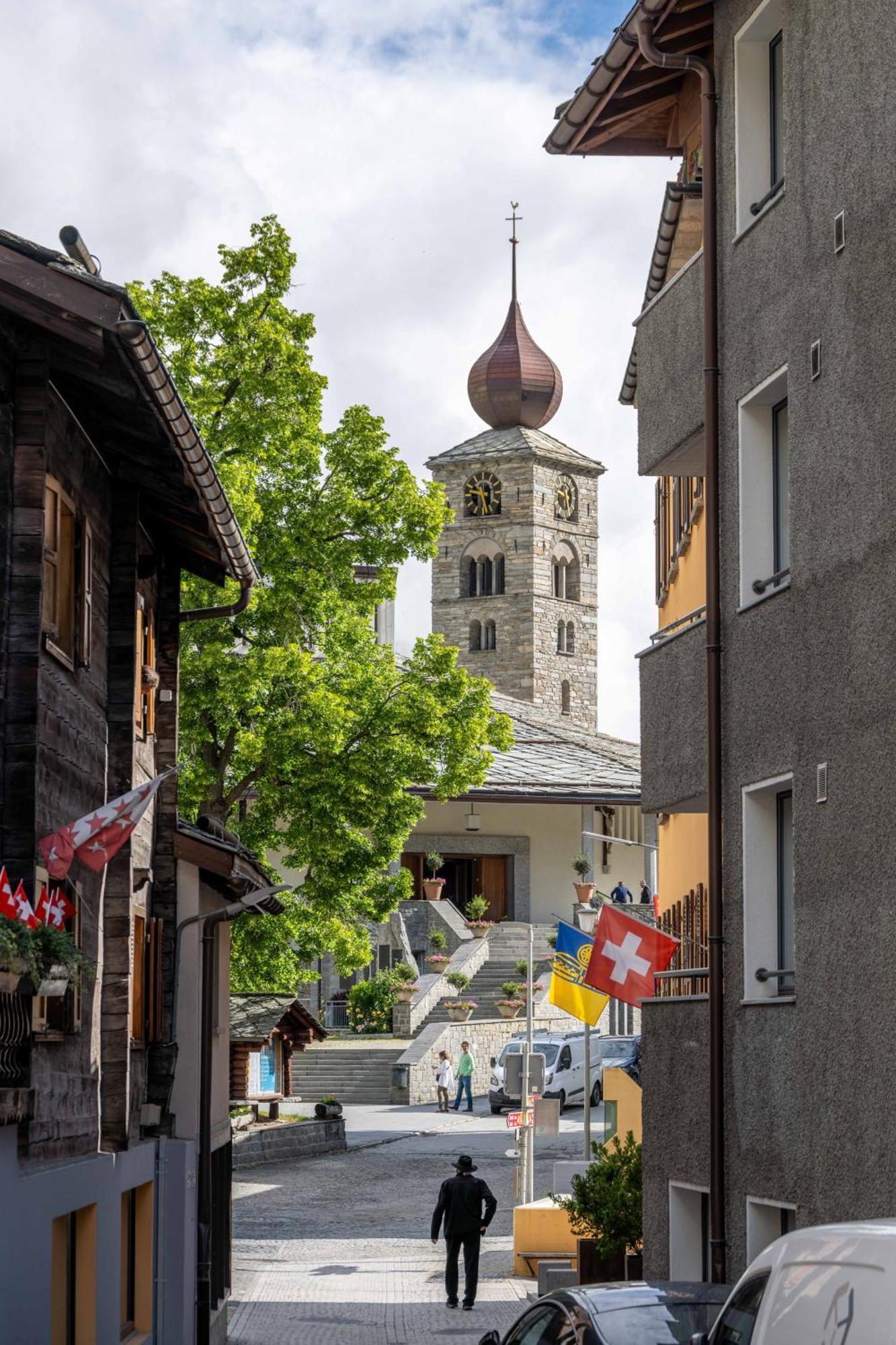 Ferienwohnung Morgengruss Sankt Niklaus Exterior foto